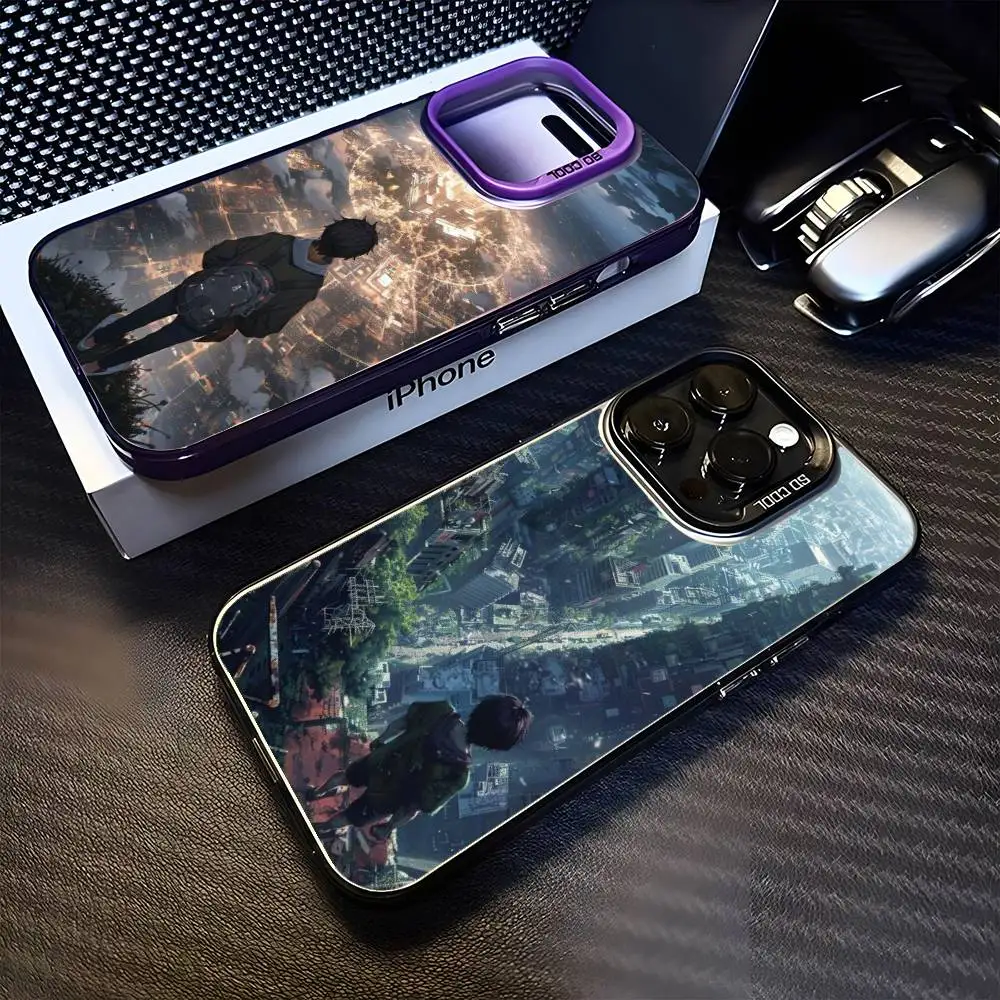 

Looking At The City Phone Case For iPhone 16,15,14,13,12,11,Mini,Pro,MAX Purple Matte Shockproof Cover