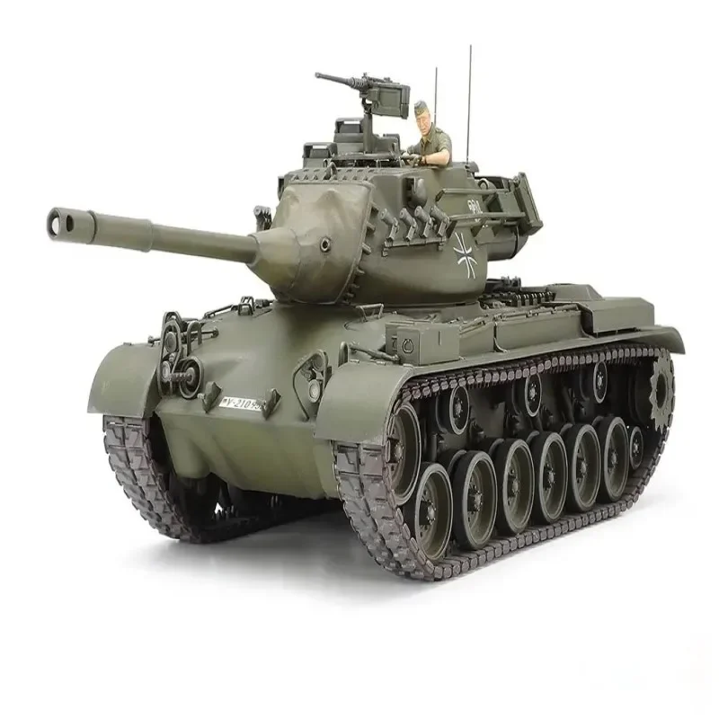 

Tamiya 37028 Assembly Model 1/35 Scale West German Tank M47 Patton Model Building Kit DIY for Military Model Hobby Collection