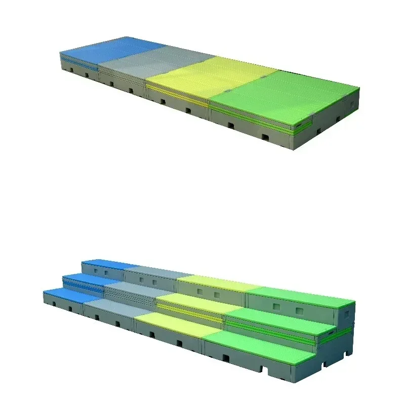 School new mobile flip folding step mobile three-layer