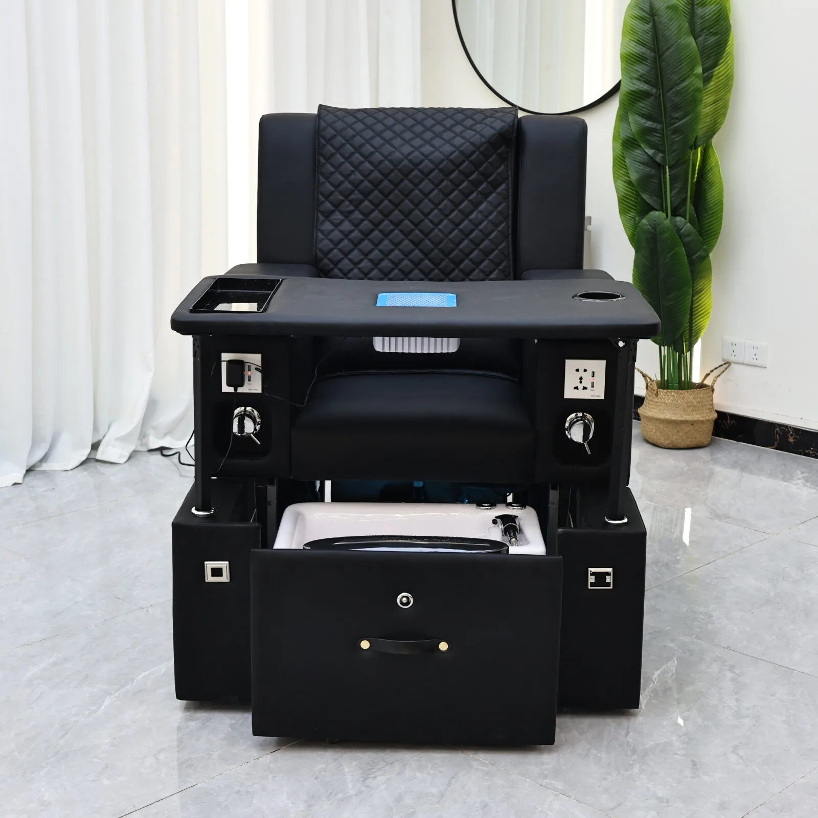 Professioneller Multifunktionaler Pediküre-Massagestuhl, Komfortabel & Langlebig, All-in-One Fußbad für Nagelstudios & Beauty-SPA – Detail 16