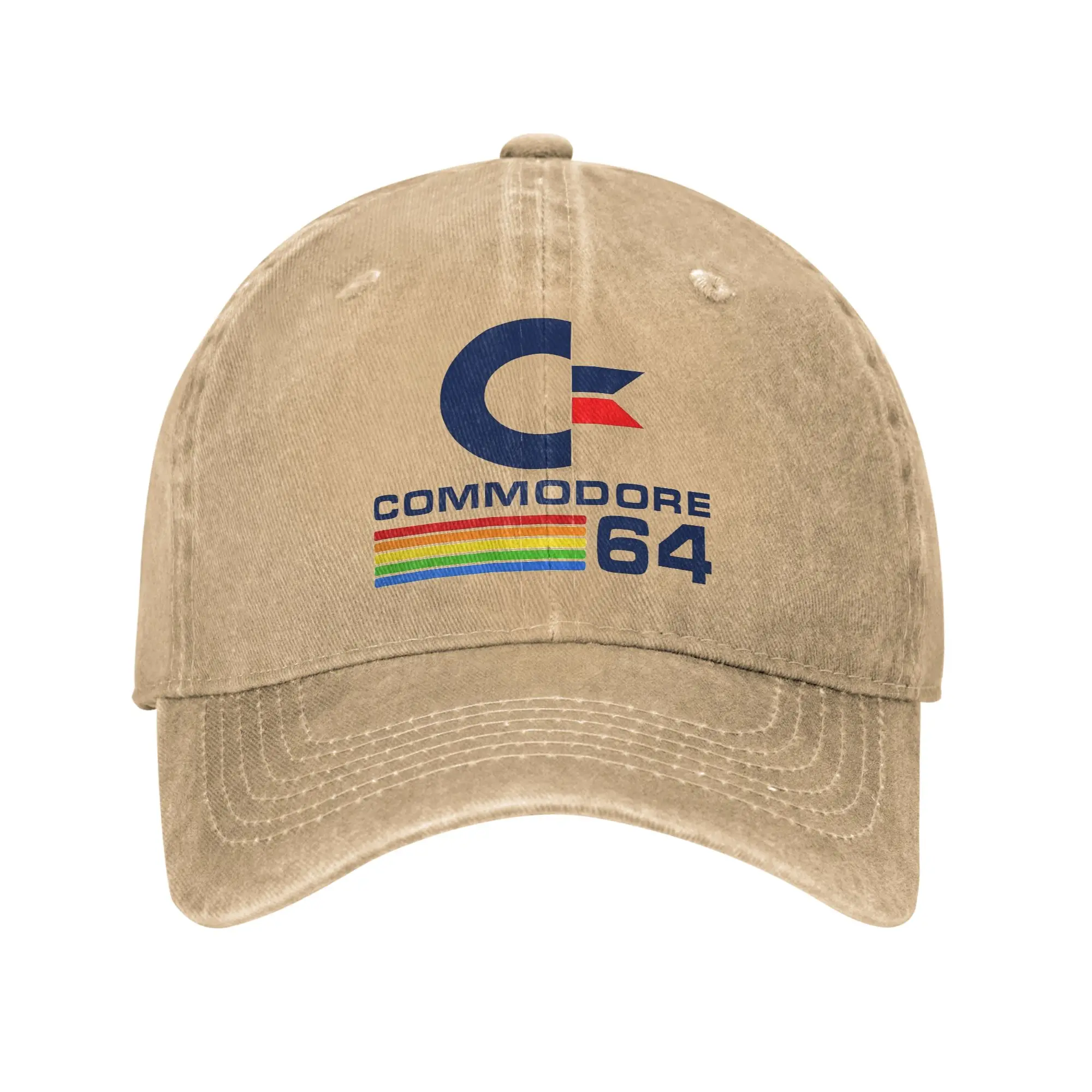 Commodore 64 Men Women Baseball Cap  Distressed Washed Hats Cap Casual Outdoor All Seasons Travel  Gift Snapback Cap