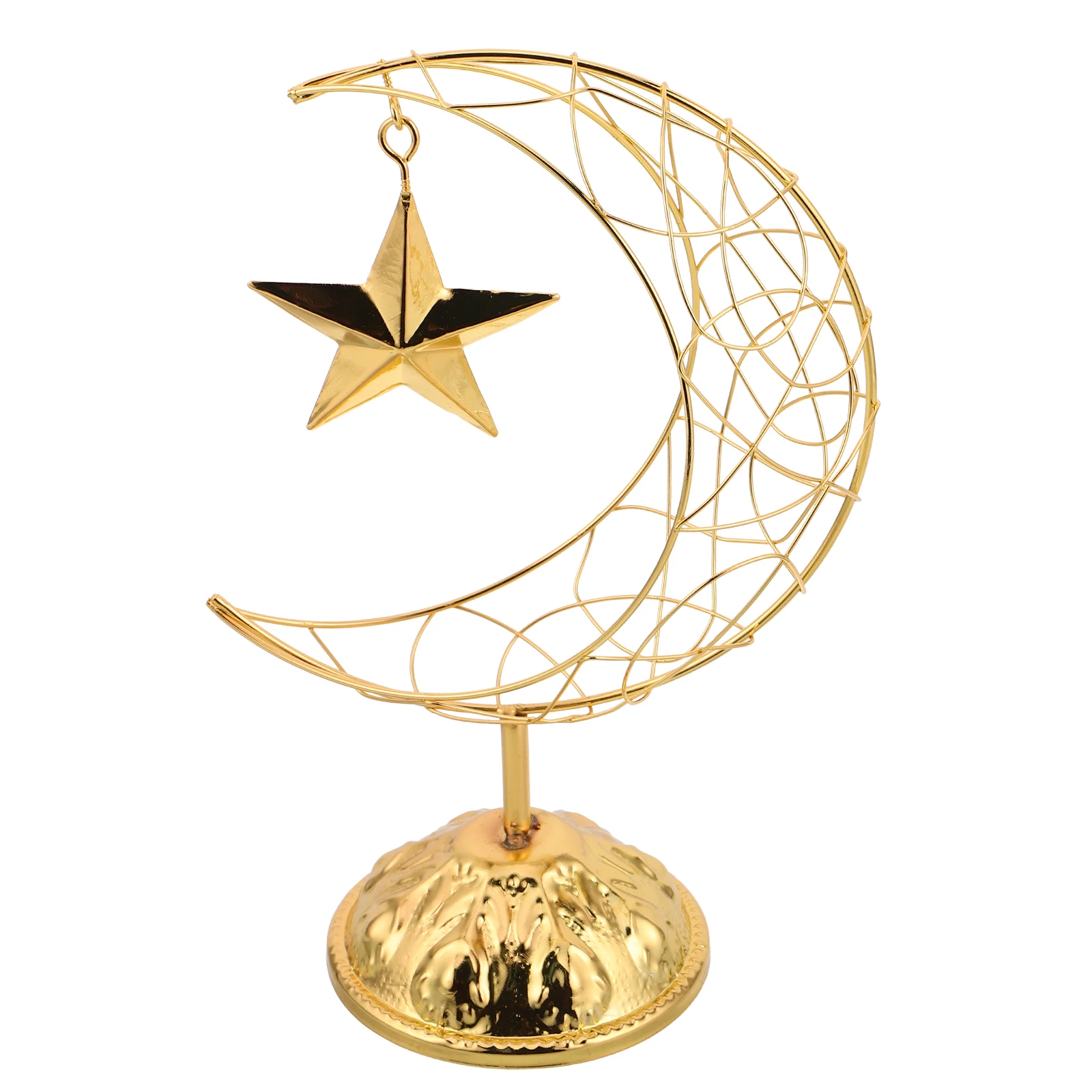 

Crescent Metal Ornaments Home Decor Decoration Iron Art Hanging Wall Eid Mubarak Decorations Desk