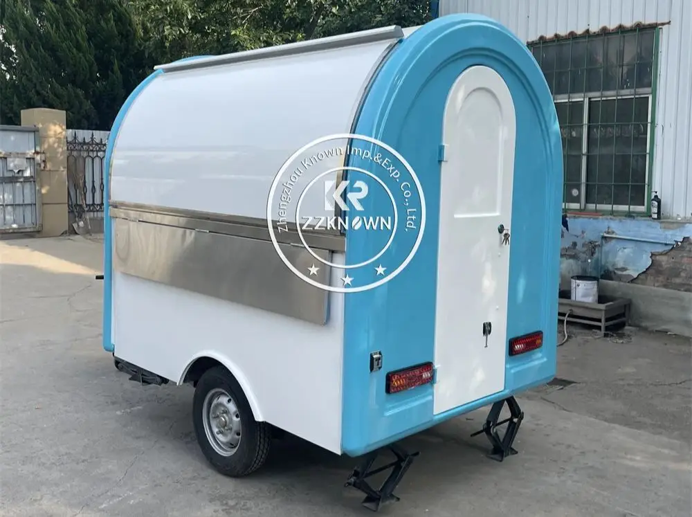 Concession Ice Cream Coffee Trailer Hot Dog Vending Cart Mobile Restaurant Catering Street Snack Kiosk Fast Food Truck Trailer