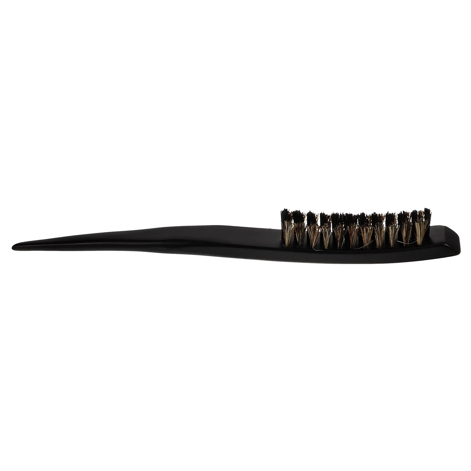 

Wooden Handle Boar Bristle Three-row Pointed Tail Comb Hair Slick Back Brush Women Fluffy Smoothing Teasing Man for Curly