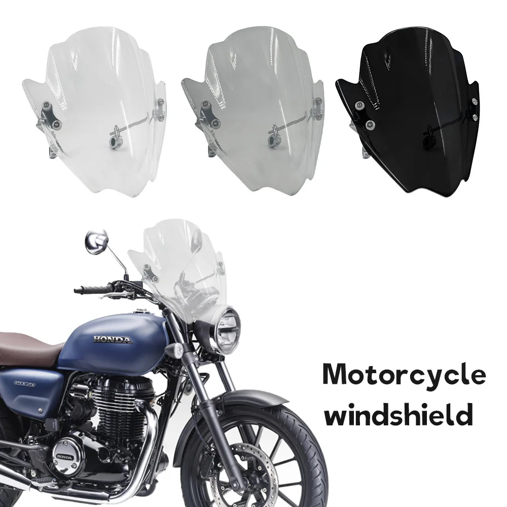 

For Honda GB350 GB350S GB 350 New universal adjustable windshield visor deflection handlebar tube diameter 22.25.28MM