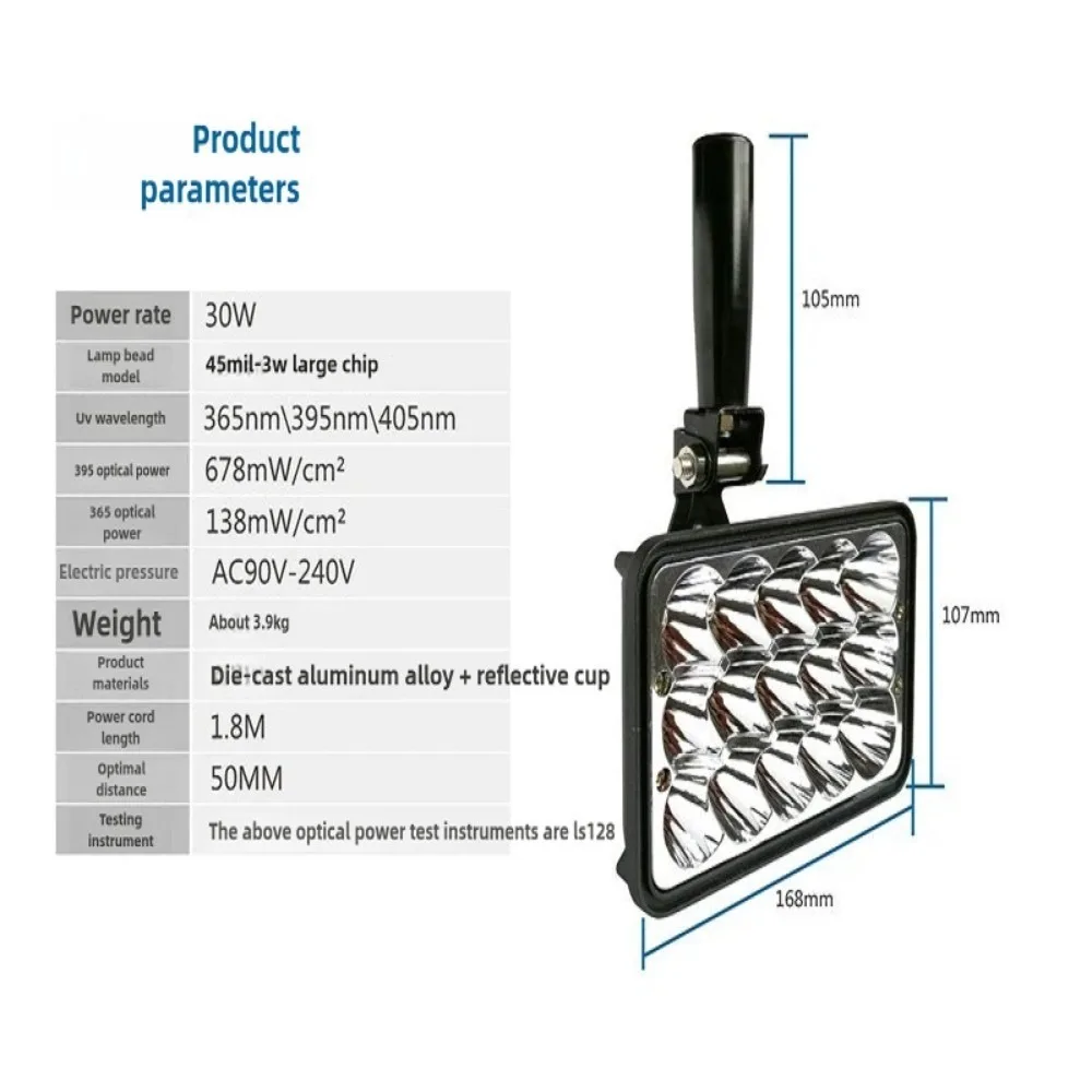 المحمولة يده LED الأشعة فوق البنفسجية علاج مصباح 36nm شاشة الهاتف المحمول صيانة مصباح الحبر الراتنج لاصق بدون ظل علاج 16 واط 30 واط #1