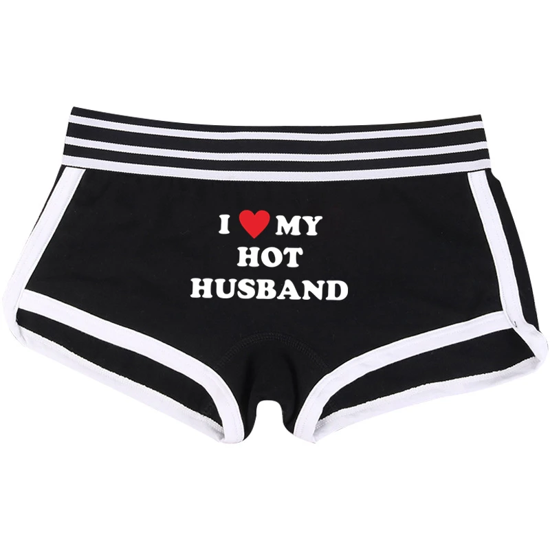 Hot Letters Print Cotton Underwear for Women New Women Boxer Shorts Cute Girls Panties Female Breathable Women\'s Intimates