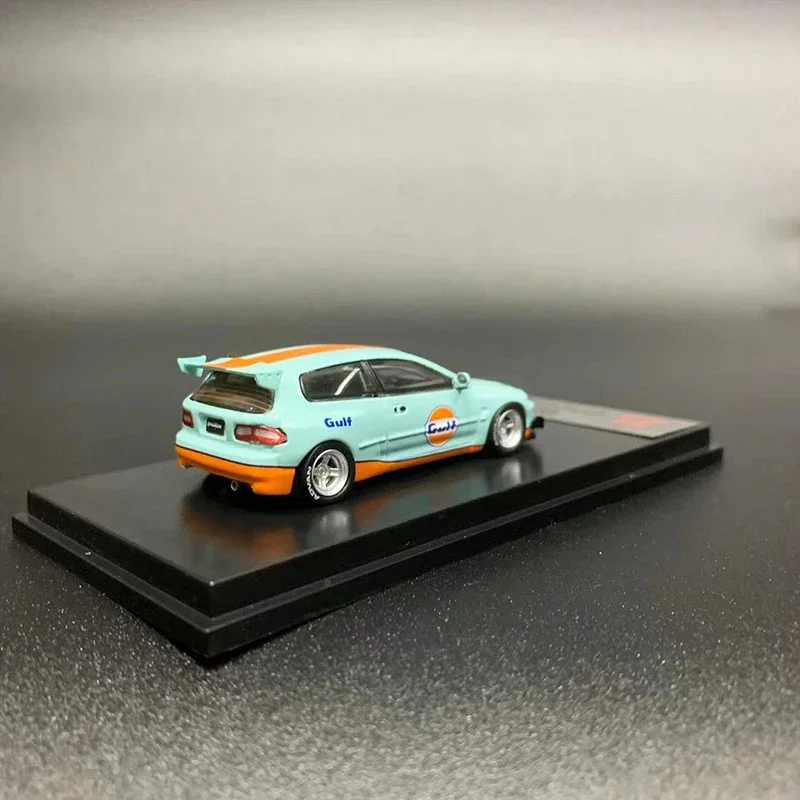 OneModel 1:64 Model Car EG6 Rocket Bunny Alloy Die-cast Vehicle - Gulf Coating