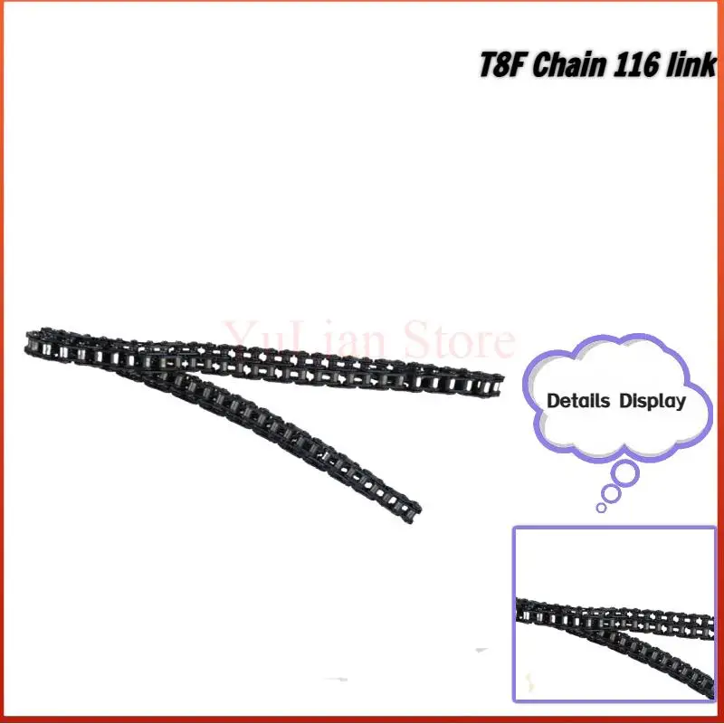 T8F Chain Link 116L For 47cc 49cc 2 Stroke Engine Minimoto Pocket Bikes Small Dirt Bike Quad Go Kart