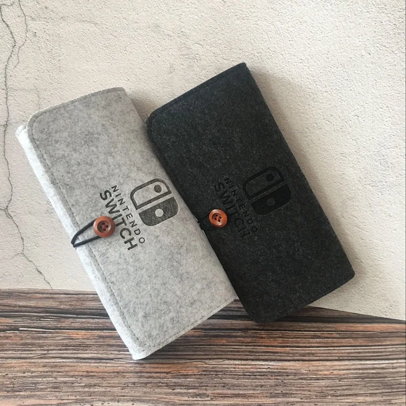 Modische, ultradünne Filztasche, kompatibel mit Nintendo Switch NS Lite Oled 2, tragbare Aufbewahrungstasche für Spielzubehör