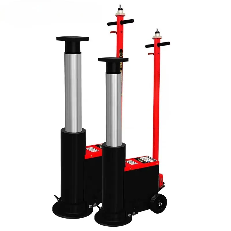 

The pneumatic hydraulic jacking machine was upgraded from 30 tons to 120 tons of jacking machine