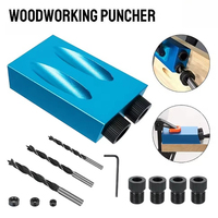 Pocket Hole Jig Kit 15 Degree Angle Drill Guide Set Woodworking Oblique Hole Locator Drill Bits Hole DIY Carpentry Tools