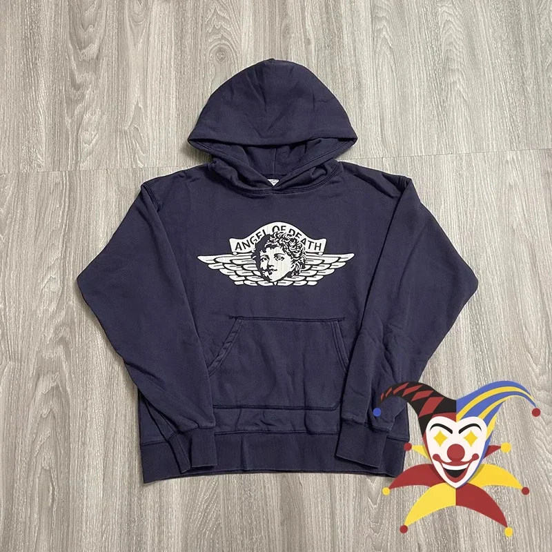 Purple Saint ANGEL Hoodie Men Women Oversize Hooded Pullover