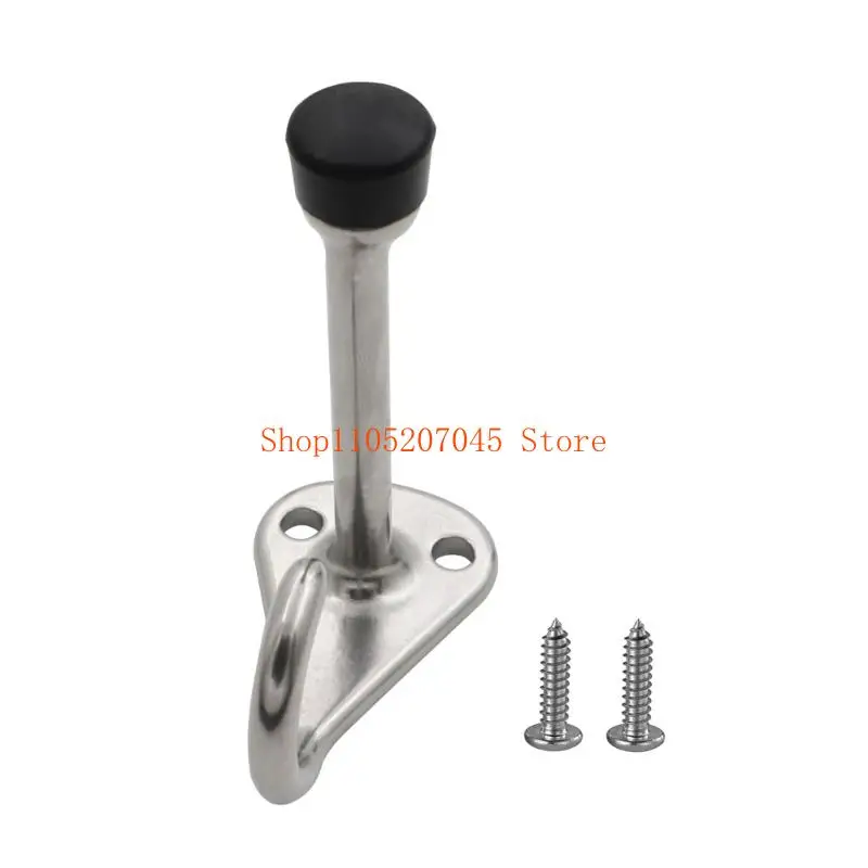 37cd Upgrades Steel Door Stoppers Anti Rusts Corrosion Resistant Electrolytic Polished Includes Protective Rubber Tip for Boats