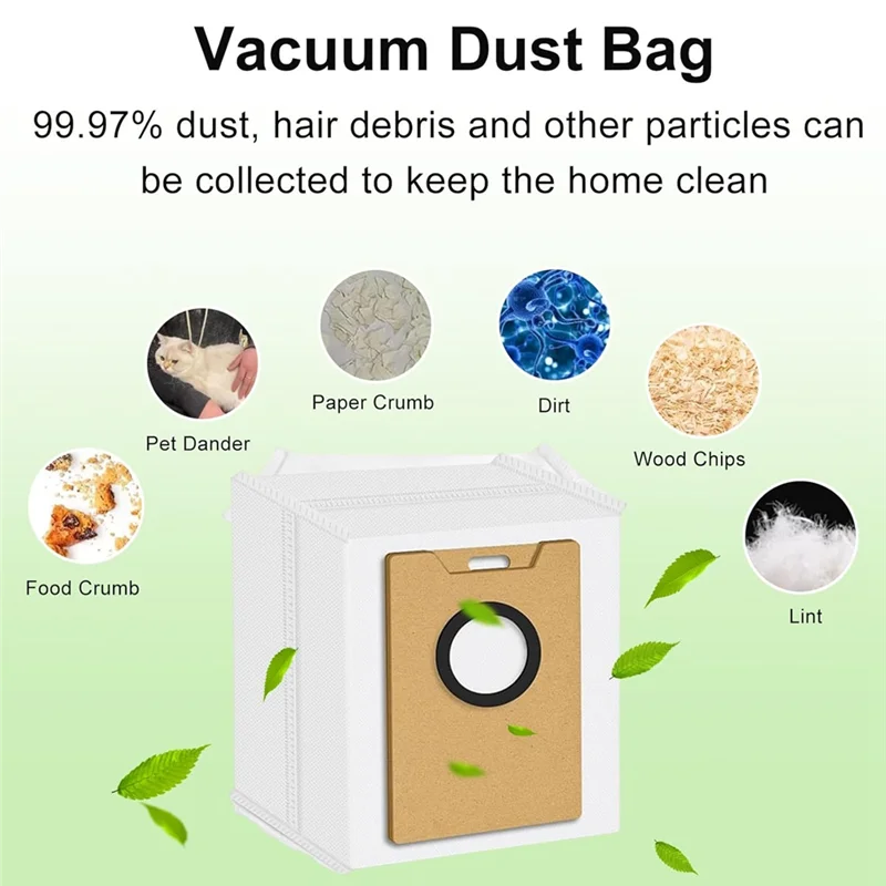 

【Price-Drop】Вакуумные мешки для Tapo RV30 Max Plus/RV20 Max Plus, сменные мешки для сбора пыли для робота