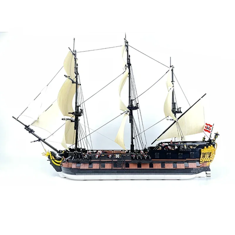 Modello di nave militare Moc Mattoni da costruzione Royal Navy Nave Tridente Tecnologia Blocchi modulari Regalo Giocattoli di Natale Set fai da te Assemblaggio