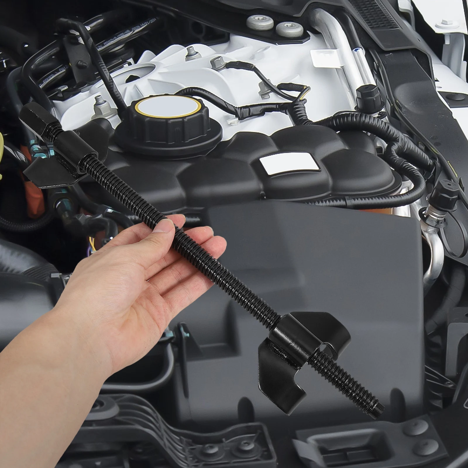 

Spring Compressor Steel Coil Removal Installation Compression Strut Spring Suspension Car Models Durability Safe Use