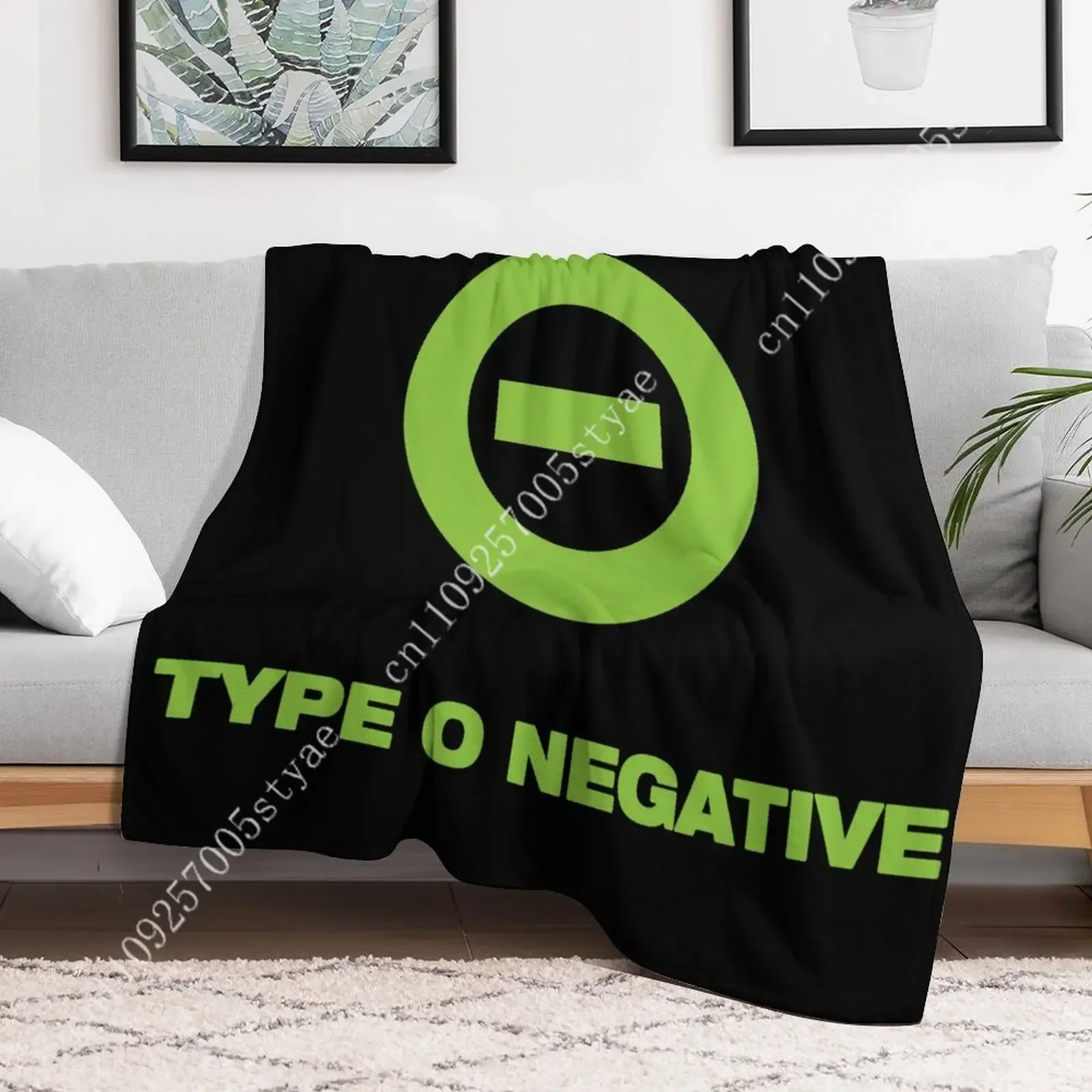 Type O Negative Band Flannel Blankets Are Soft Comfortable and Warm Perfect for Winter Naps Homes Offices Travel Camping
