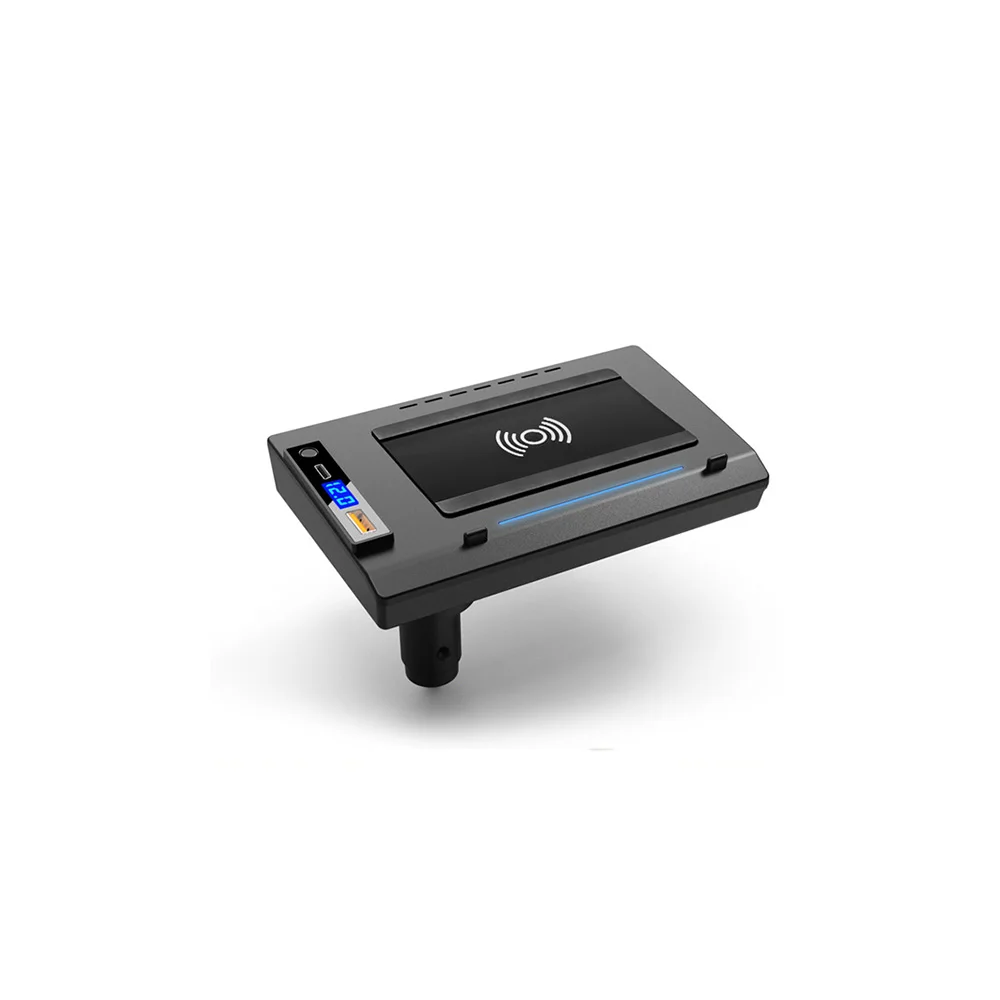 Car Wireless Charger 15W Fast Charging Plate for A6 For A7 2019 2025 Models Direct Power Installation ABS Material