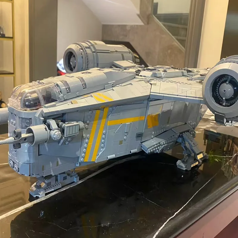 6187 قطعة مكعبات بناء كريست الحلاقة نموذج الطوب المركبة الفضائية لعب للأولاد هدايا عيد الميلاد ﻿ الديكور