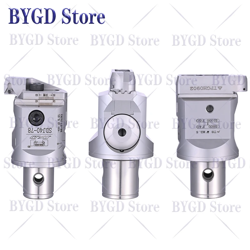 SDJ SDJ20 SDJ25 SDJ32 SDJ40 SJD52 SJD68 SDJ114 Werkzeugkopf, SDJ BT40 SK40 HSK LBK Werkzeughalter, EWN RBH TCT Schneidkopf – Detail 4
