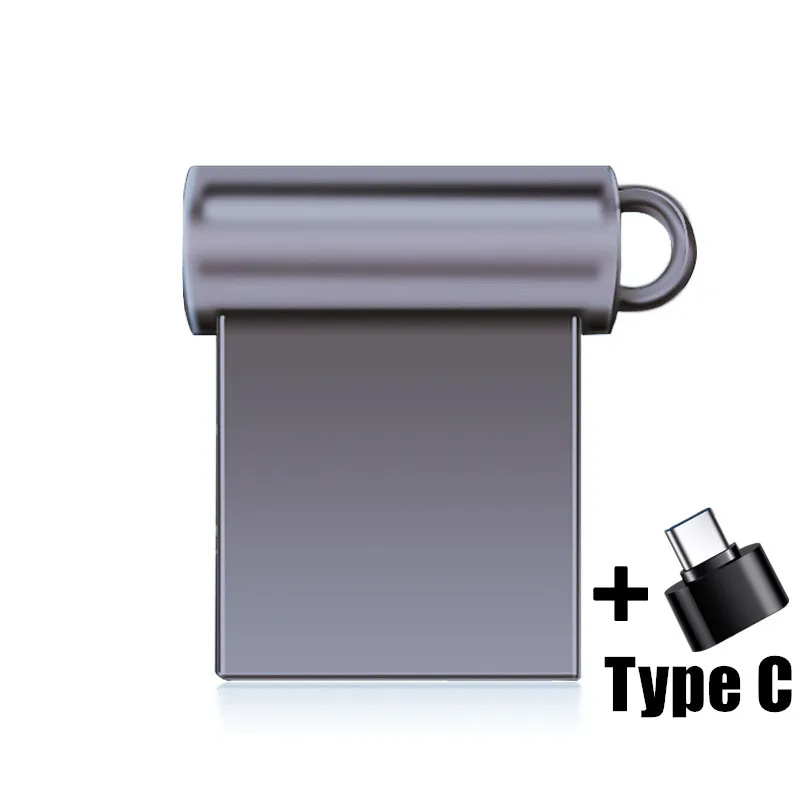 ミニフラッシュペンドライブ 128GB 64GB 32GB 16GB Cle USB 2.0 スティック USBフラッシュドライブ 高速USBストレージキー USBデバイス タイプC