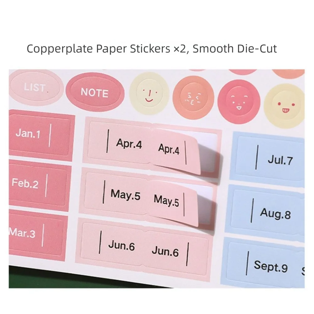 Simple Coil 2026 Desk Calendar Portable Desktop Decoration Schedule Planner Mini Calendar Gifts