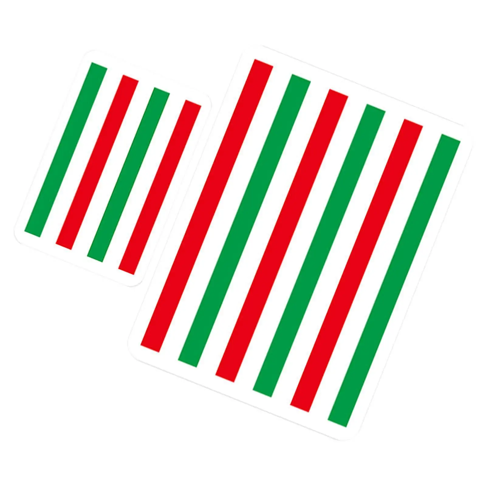 2x بطاقة قراءة حمراء خضراء متعددة الأغراض وقوية ومحمولة وسهلة الاستخدام لتدريب العين #2