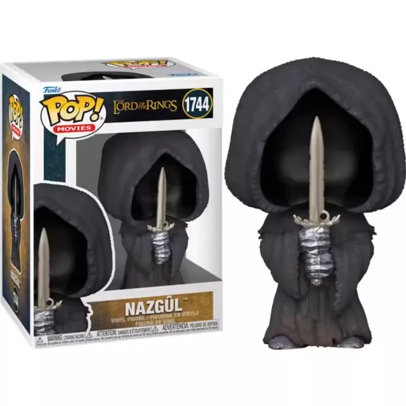 Funko pop original senhor dos anéis anime figura elrond gandalf arwen eowyn nazgul figura de ação brinquedos para meninos meninas presente modelo