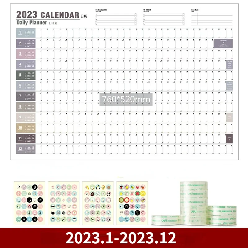 2023 Lịch Đơn Giản Lịch Ngày Lập Kế Hoạch Tờ 100 Ngày Để Làm Danh Sách Treo Hàng Năm Hàng Tháng Hàng Năm Nhà Quy Hoạch Chương Trình Nghị Sự Tổ Chức