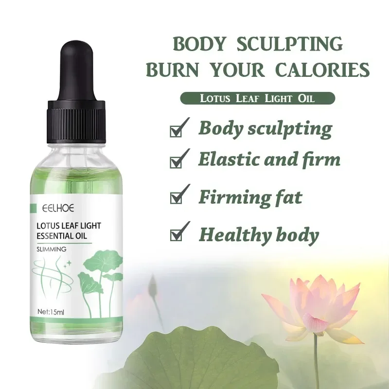 Lotus blatt abnehmen ätherisches Öl Fett verbrennung straffen dicken Bauch verlust Fett verlieren Gewicht abnehmen Gewicht verlieren Sculping Serum öle