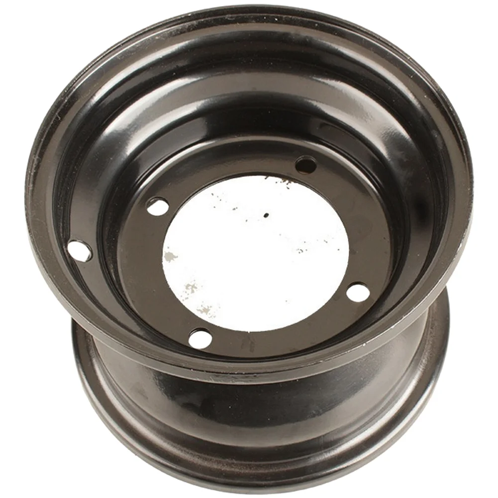 

7 Inch Steel Wheel Rim for ATV Go Kart 4x110mm Bolt Pattern Fit For 16x8 7 Tires Iron Construction Black Finish