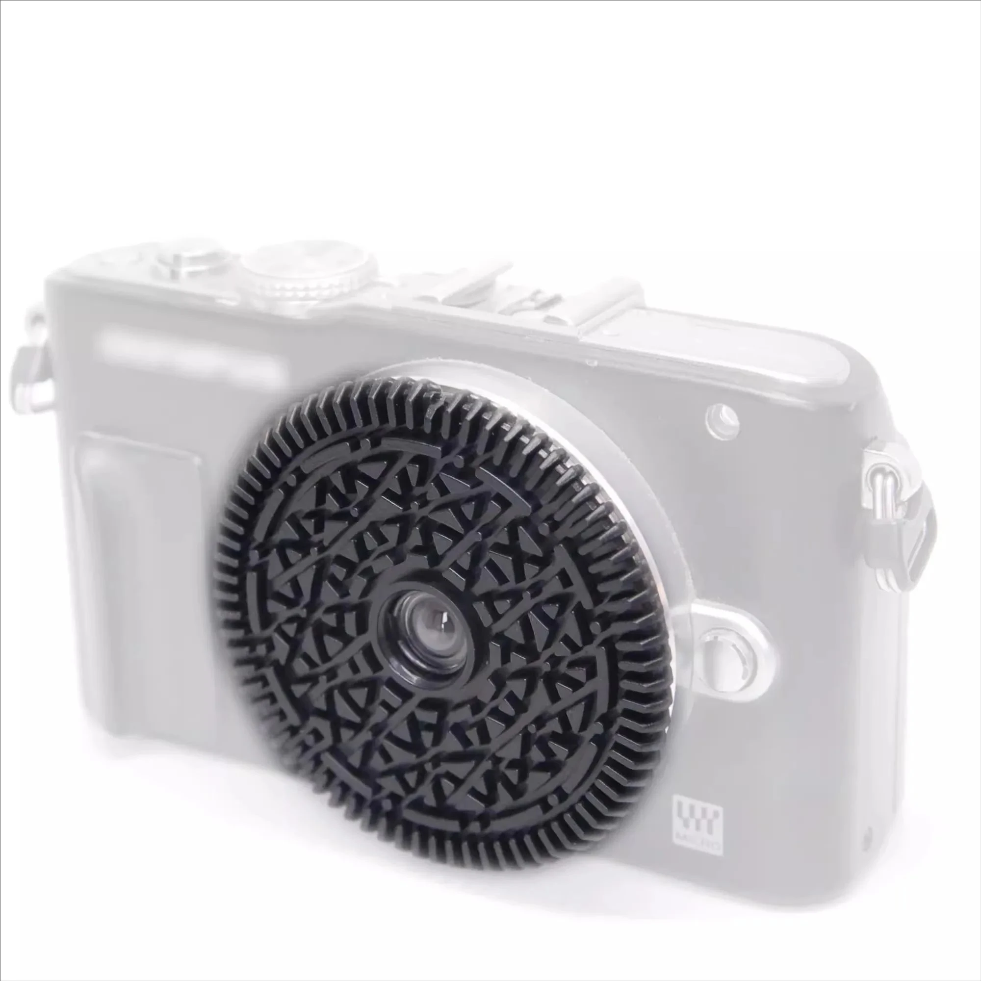 Obiektyw typu pancake z mocowaniem M43 E-P5 E-PL7 PEN-F E-M10 25mm/f10 jednoogniskowy jednoogniskowy obiektyw jednoogniskowy G9 GHS5 GF6 GX8 GX990 GM5