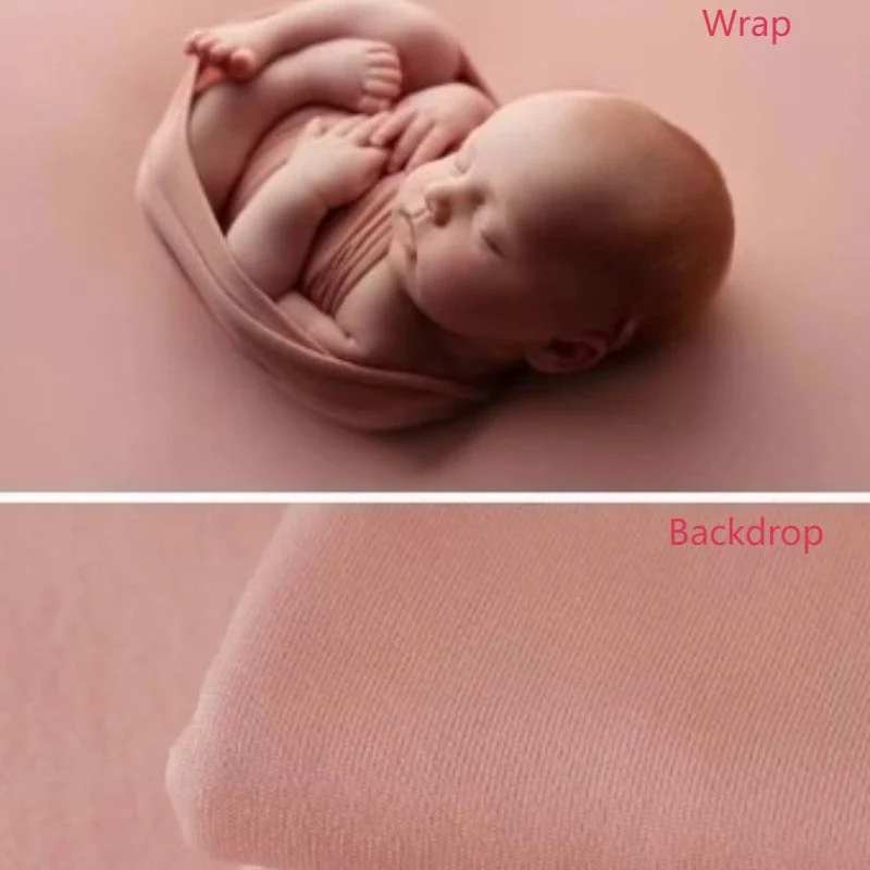 

Newborn Photography Backdrops Wraps Set Baby Beanbag Posing Props Stretch Jersey Fabric for Professional Photoshoot