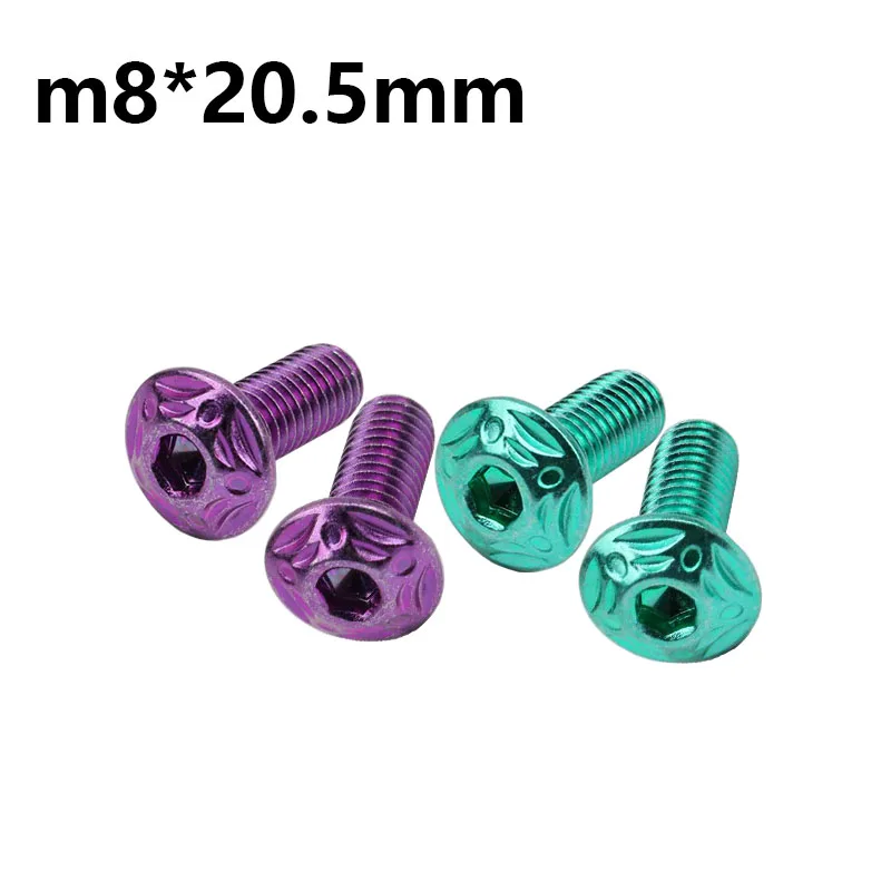 motorcycle accessories M8*20.5MM Titanium Factory Motorcycle Modification Titanium Alloy 10PCS Fixing Screw