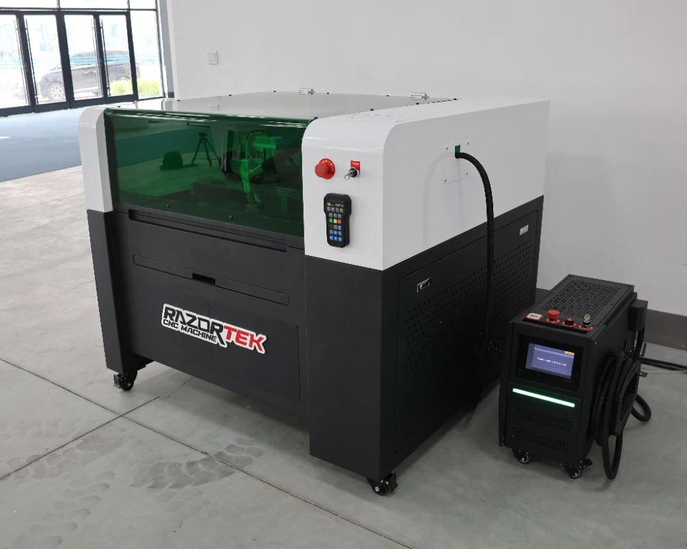 6 in 1 Multi-function Fiber Lazer Combimed Machine Cutting Welding Marking Cleaning