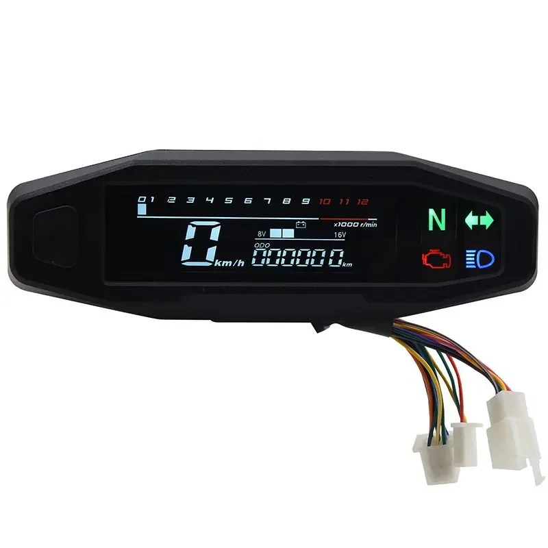 

Universal digital motorcycle speedometer, oil meter, tachometer