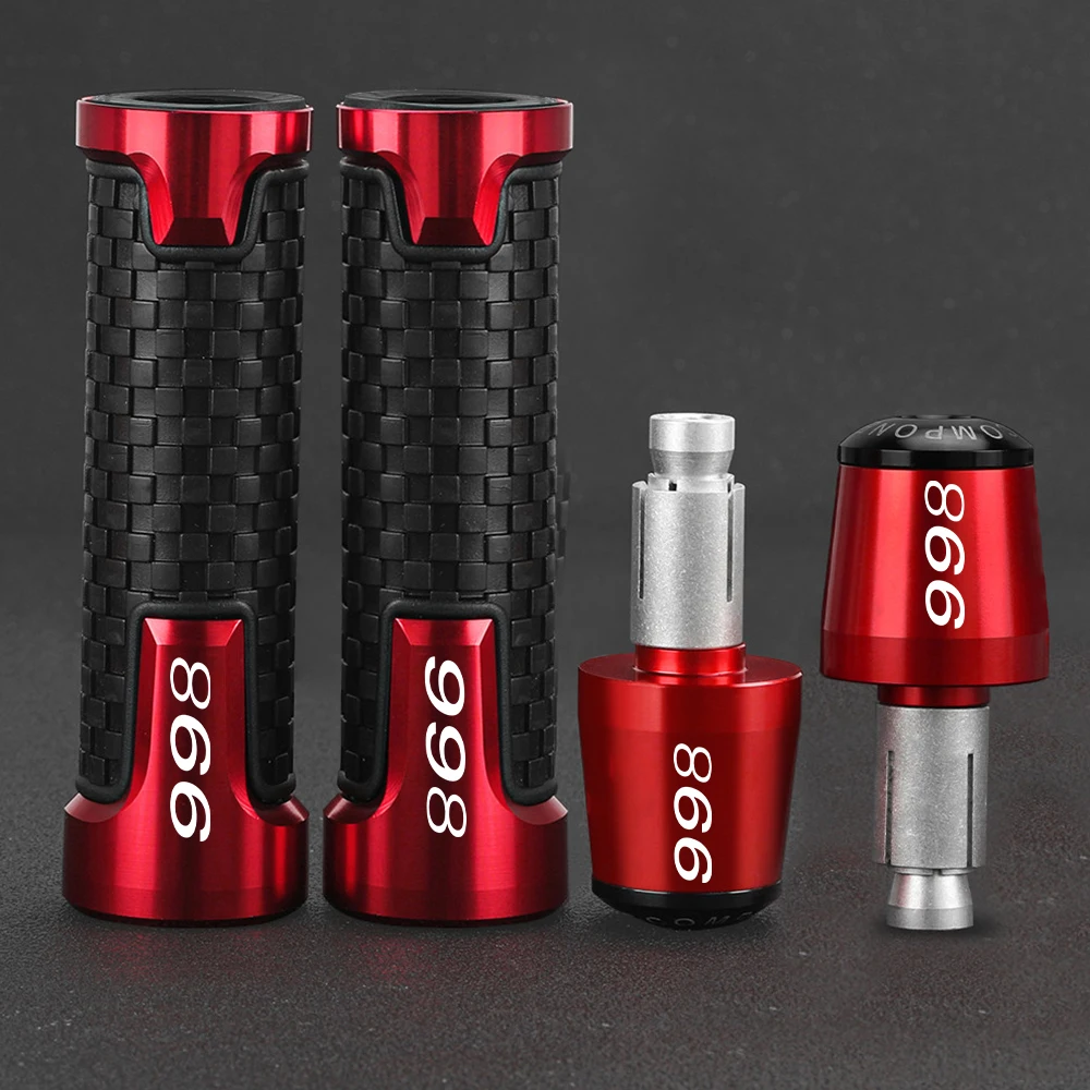 FOR DUCATI 998 1999 2000 2001 2002 2003 2004 2005 2006 Weight handle bar grip end Anti Vibration Silder CNC Hndlebar Grips Ends