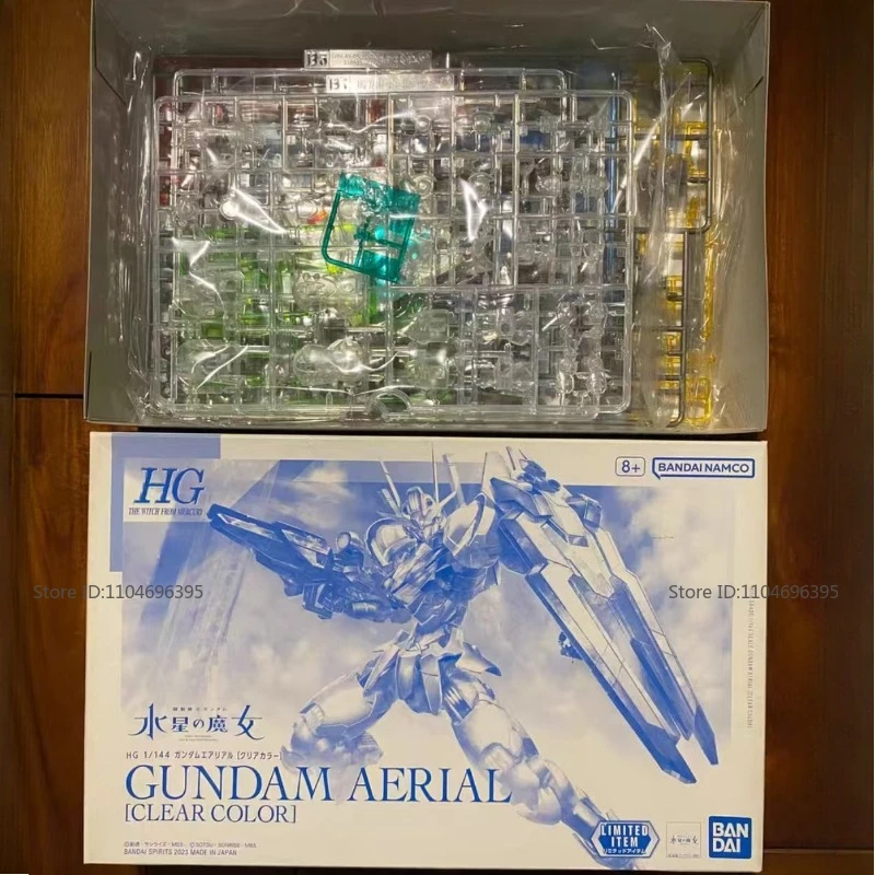 En Stock nuevo Bandai Gundam COLOR CLARO GUNDAM colección Popular aérea montar Mecha figura juguetes vacaciones regalos móviles