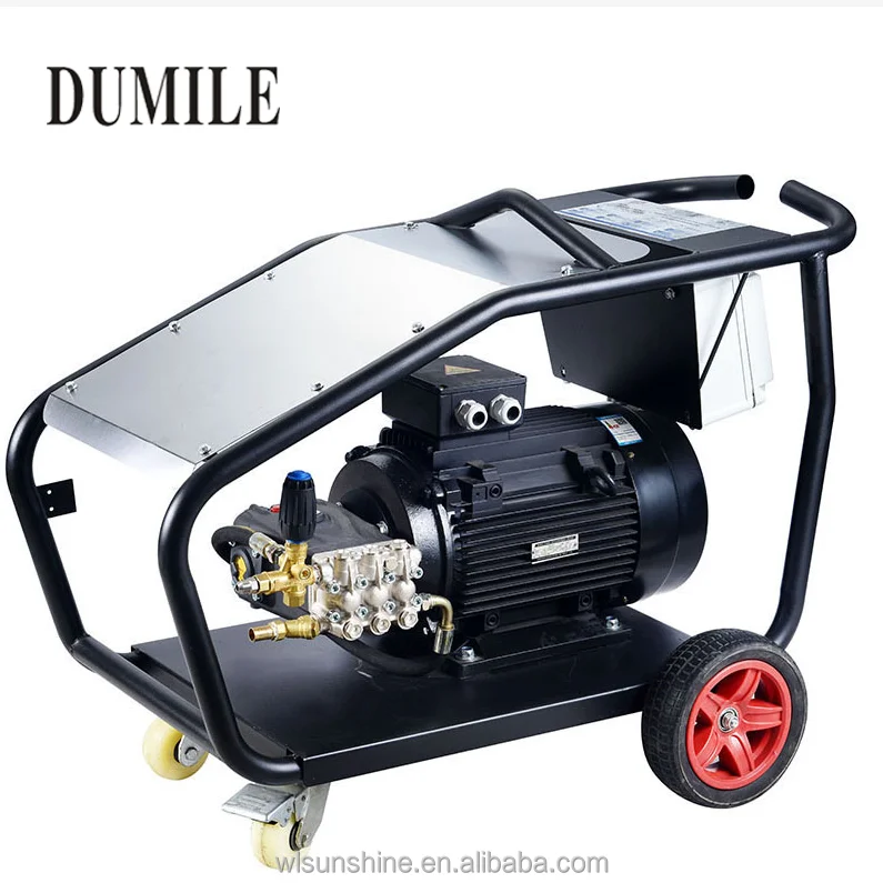 Portable Electric High Pressure Cleaner 7.5Kw 250Bar Industrial Commercial Car Washing Machine with Italy Annovi Reverberi Pump