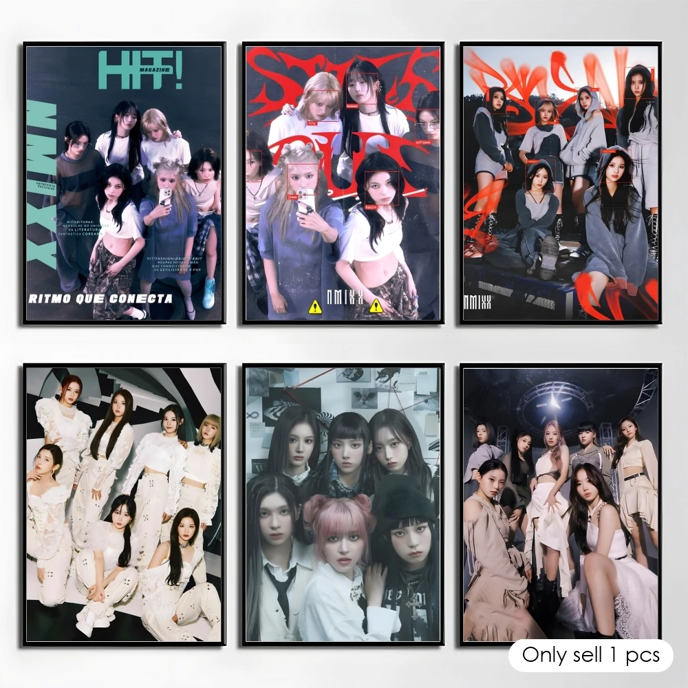 Korean Kpop Band N-NMIXX Poster Elegant And Affordable Wall Art Stickers For Dormitory Living Room And Bedroom Spaces