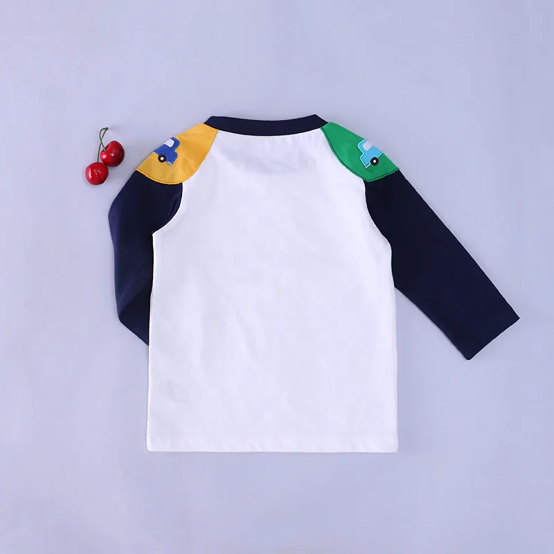 Autumn  Boys  Long Sleeve T-shirts Cartoon T-shirt  Boy Clothes Cute Tops Baby Tees Graphic Top Poleras Roupa Infantil Ropa