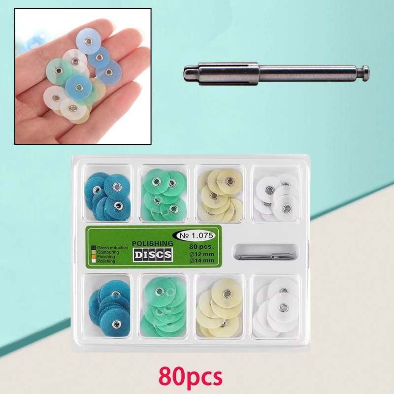 

Dental Polishing Discs Polimento Discs Gross Reduction Contouring Mandrel Stripes Set Teeth Whitening Dental Materials
