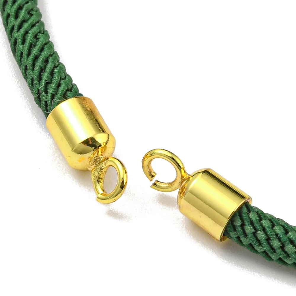 PandaHall 20-teiliges Nylon-Armband-Set, umweltfreundliche Messingbeschläge mit Karabinerverschlüssen für die Herstellung von DIY-Schmuckarmbändern – Detail 15
