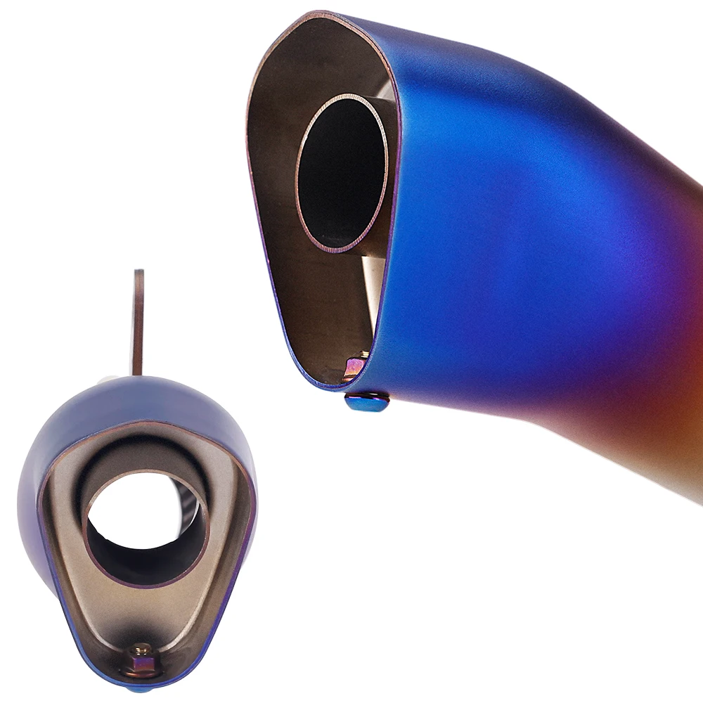 SXLL FZ6N R6 R3 GSXR1000 Z400 ZX6R ZX10R 51 مللي متر عادم الدراجة النارية العالمي ، سكوتر السباق silenciador #5