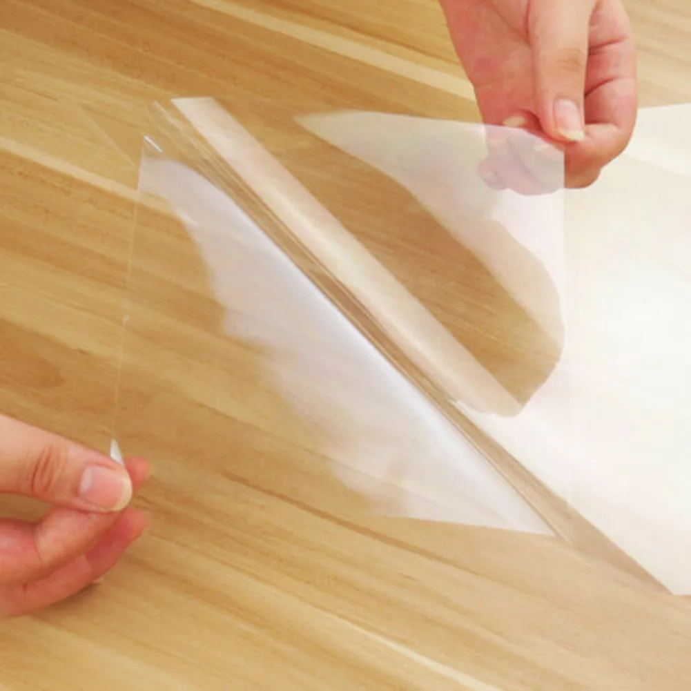 30*100cm Furniture Protective Film Clear Anti-scratch Desktop Stickers Removable High Temperature Resistant Desk Pad Home Use