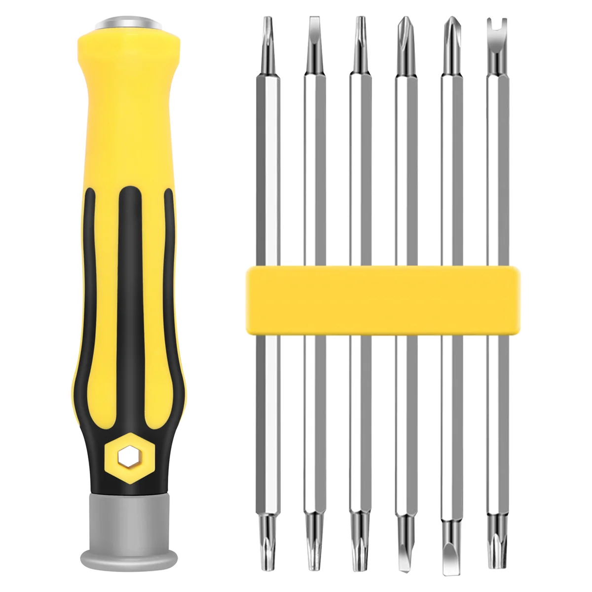 12 em 1 conjunto de chave de fenda doméstica multifuncional chave de fenda torx de cabeça dupla Phillips em formato especial