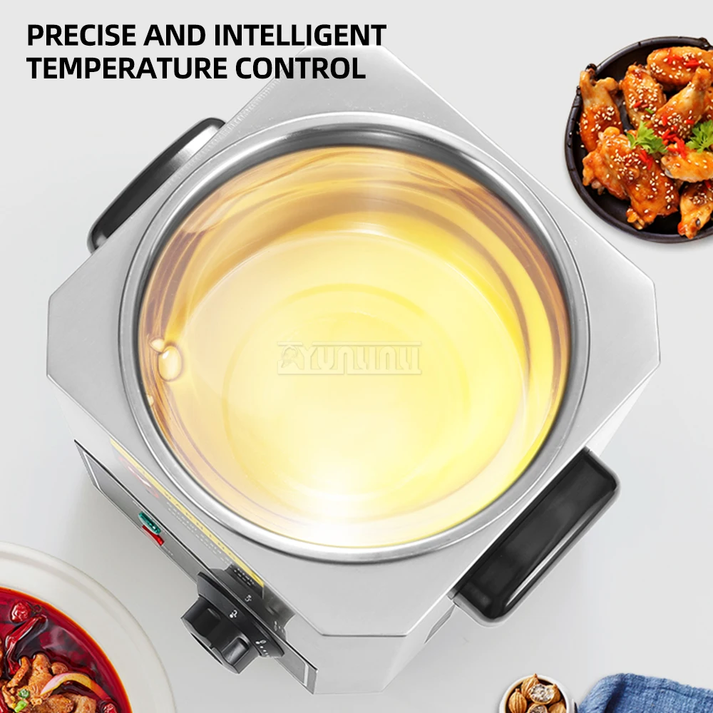 

2L Hot Oil Fryer Fried Egg Machine with Temperature Controll