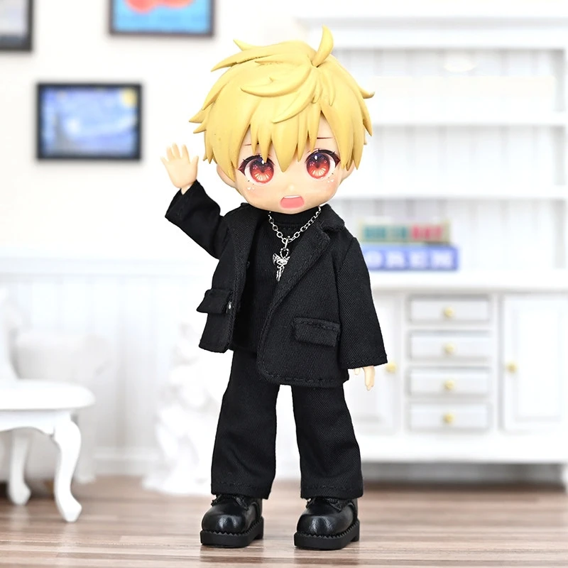 OB11 Doll Clothes Suit Formal Blazer Pants For Obitsu11, GSC, 1/12 BJD Doll, Nendoroid, YMY Body11 Doll Accessories view 2
