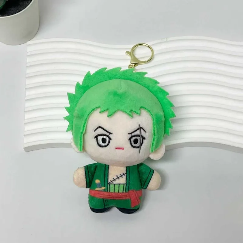 One Piece keychain luffy and Roronoa Zoro cute cartoon Fashionable Personality Portable student backpack pendant decorative gift - view 3